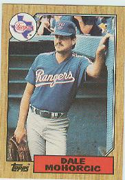 1987 Topps Baseball Cards      497     Dale Mohorcic